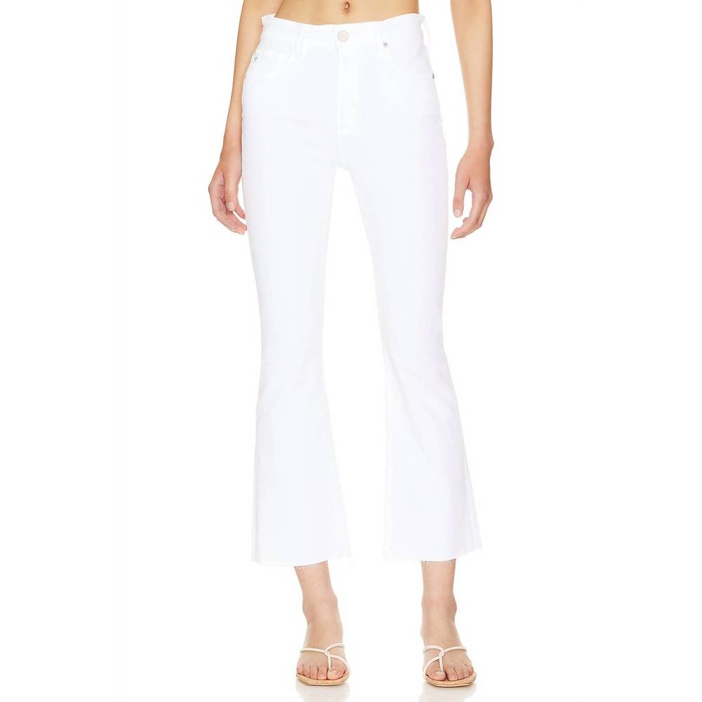 NEW AG JEANS farrah crop boot jean in modern white